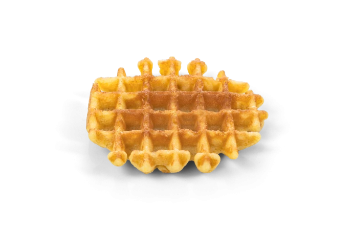 Traditional butter waffle