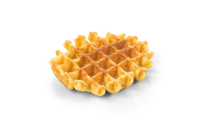 Traditional butter waffle